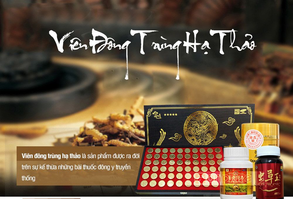 Viên uống đông trùng hạ thảo dạng viên nén và viên con nhộng