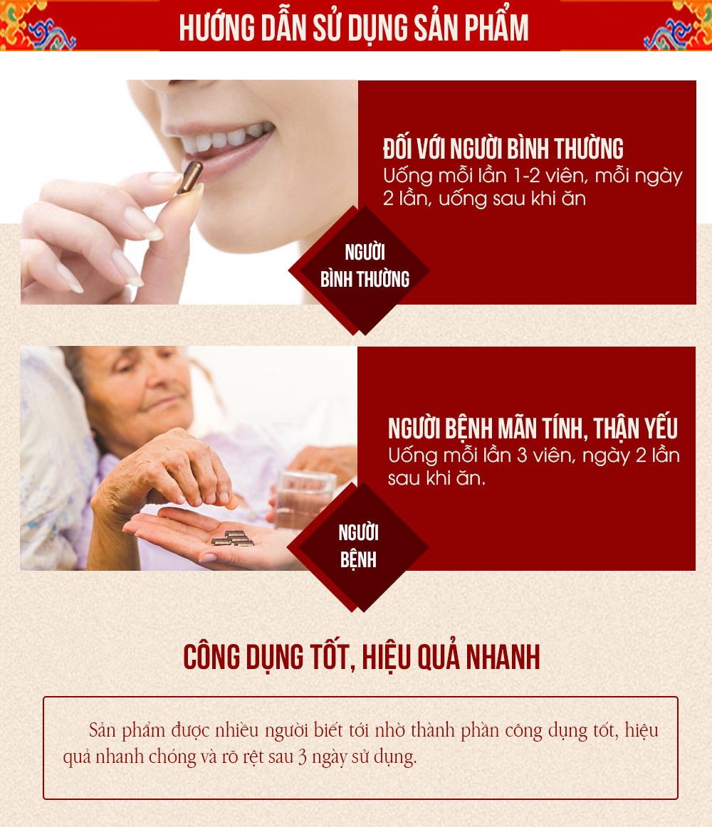 Hướng dẫn cách sử dụng viên đông trùng hạ thảo