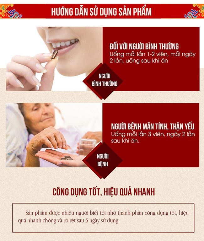 Uống đông trùng hạ thảo dạng viên đúng cách