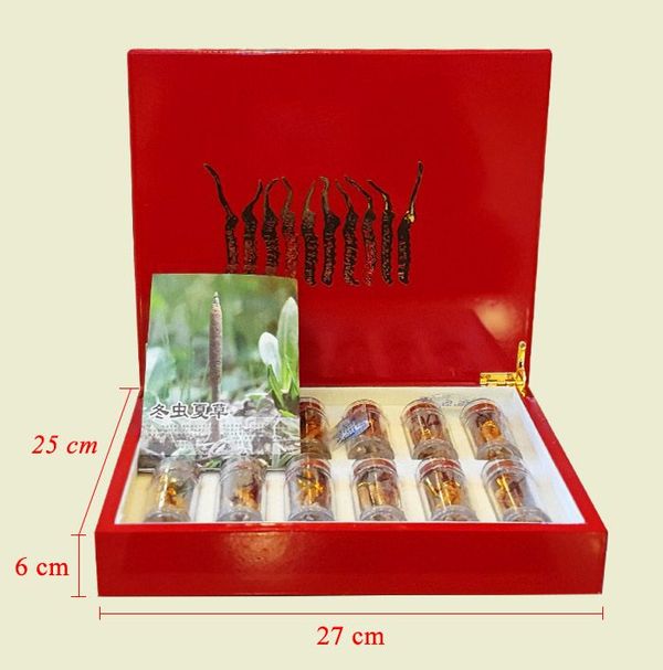Đông trùng hạ thảo thiên nhiên của Tây Tạng hộp gỗ 20gr D003 2