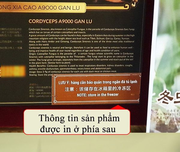 Đông trùng hạ thảo thiên nhiên của Tây Tạng hộp gỗ 20gr D003 7