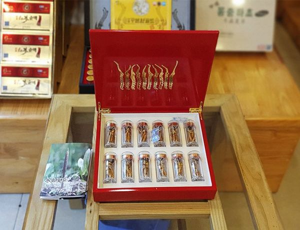 Đông trùng hạ thảo thiên nhiên của Tây Tạng hộp gỗ 20gr D003 8