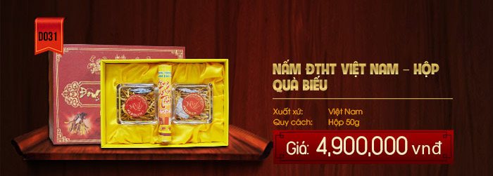 Giá đông trùng hạ thảo khô sản xuất tại Việt Nam