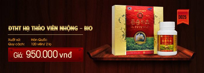 Giá viên uống đông trùng hạ thảo BiO Hàn Quốc